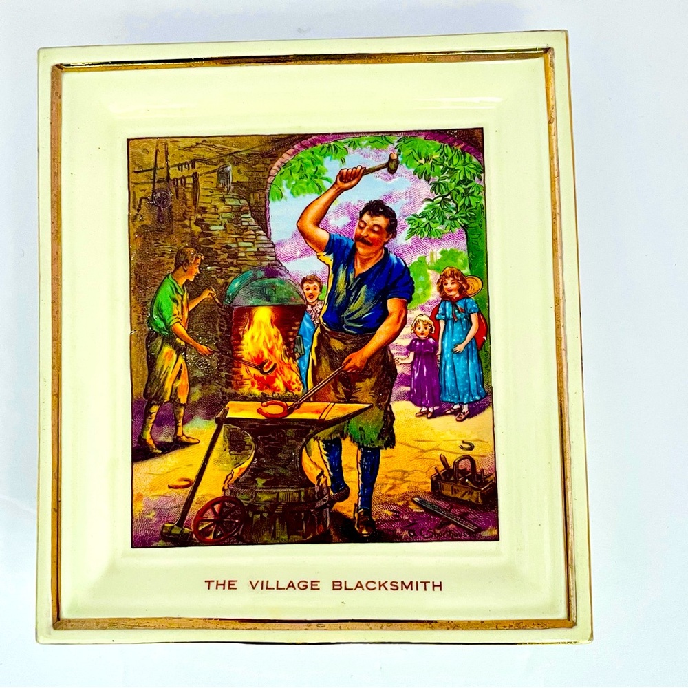 Wall Art Newhall Hanley England Wall Plaque The Village Blacksmith